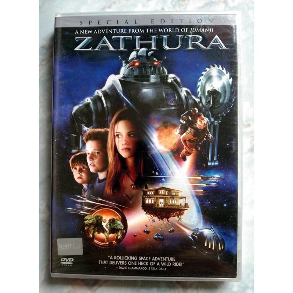 ZATHURA ซาทูร่า เกมทะลุมิติจักรวาล (DVD) Slipcase ดีวีดี กล่องสวม