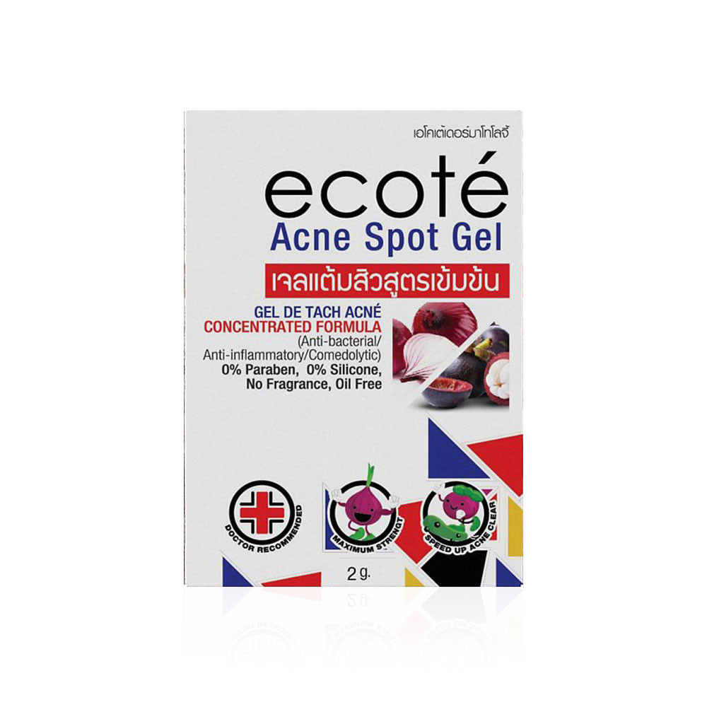 Ecote acne spot gel 2g แอคเน่ สปอต เจล 2g เจลแต้มสิว - เอโคเต้