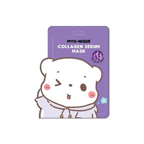 (MYU-nique collagen serum mask (มาสก์หน้าหมีขอ)