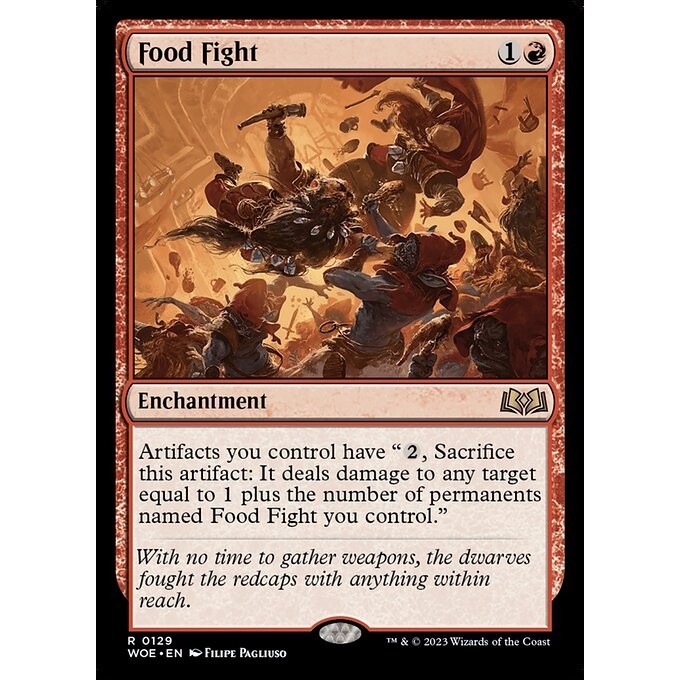 [Wilds of Eldraine] - [WOE] - (R) -[Food Fight] -  [2023]