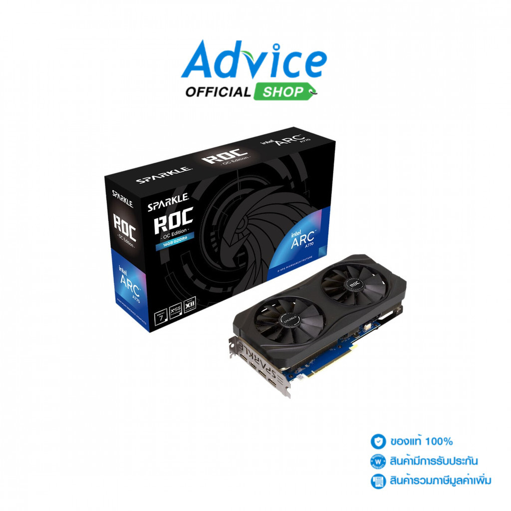 SPARKLE VGA INTEL ARC A770 ROC OC - 16GB GDDR6 - A0159669