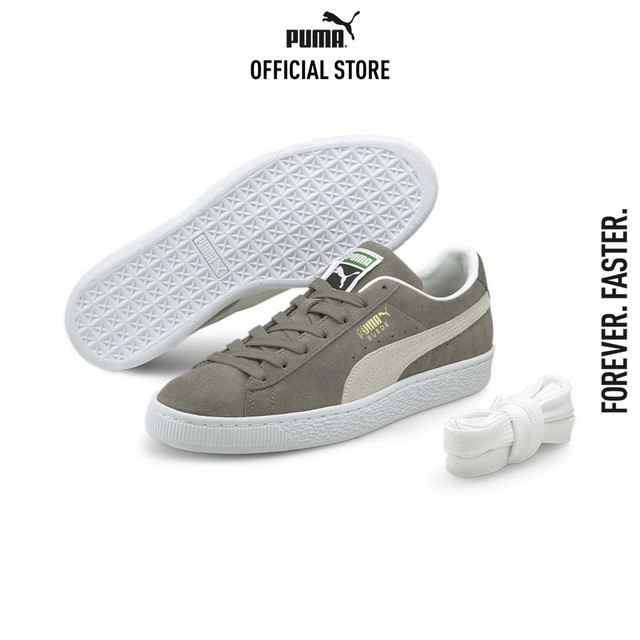PUMA SPORT CLASSICS - รองเท้ากีฬา Suede Classic XXI Trainers สีเทา - FTW - 37491507