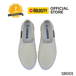 GOLDCITY รองเท้าสลิปออน UNISEX กันลื่น ใส่สบาย ขอบบาง สินค้ามีตำหนิ (37-41)