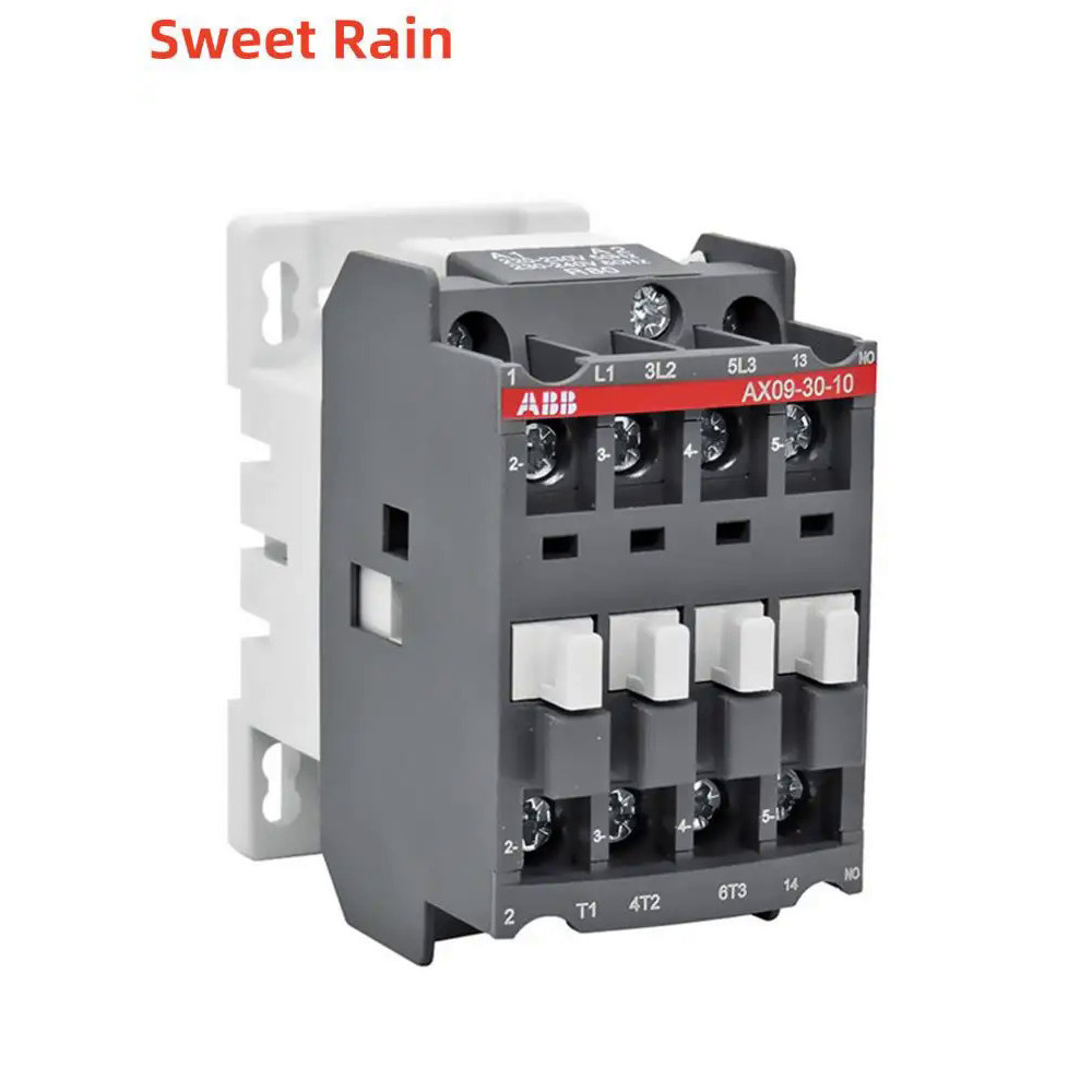 ABB AX09-30-10 AX09-30-01 9A AC คอนแทค AX09-30-10 AX09-30-01ขดลวดแรงดันไฟฟ้าพิทักษ์ AC110V AC24V AC3