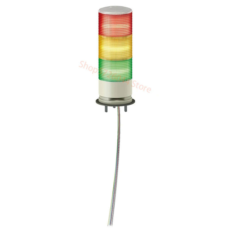 ชไนเดอร์ XVGB3SW เสาไฟสัญญาณ3ชั้น24V คงที่ติดตั้งโดยตรงพร้อมออดแดง/ส้ม/เขียว