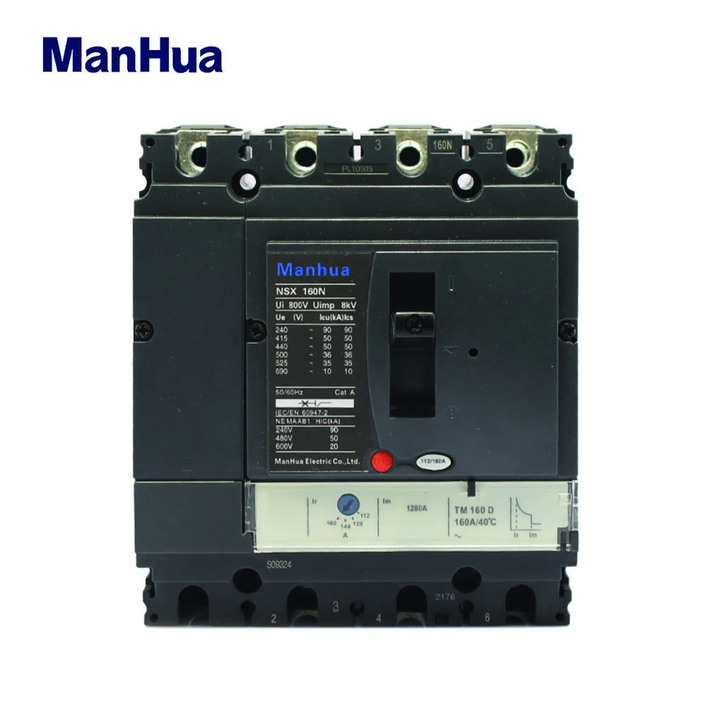 ManHua NSX160N 4จุดลัดวงจร Prote ป้องกันการโอเวอร์โหลดกรณีแม่พิมพ์ตัดวงจร4เสา