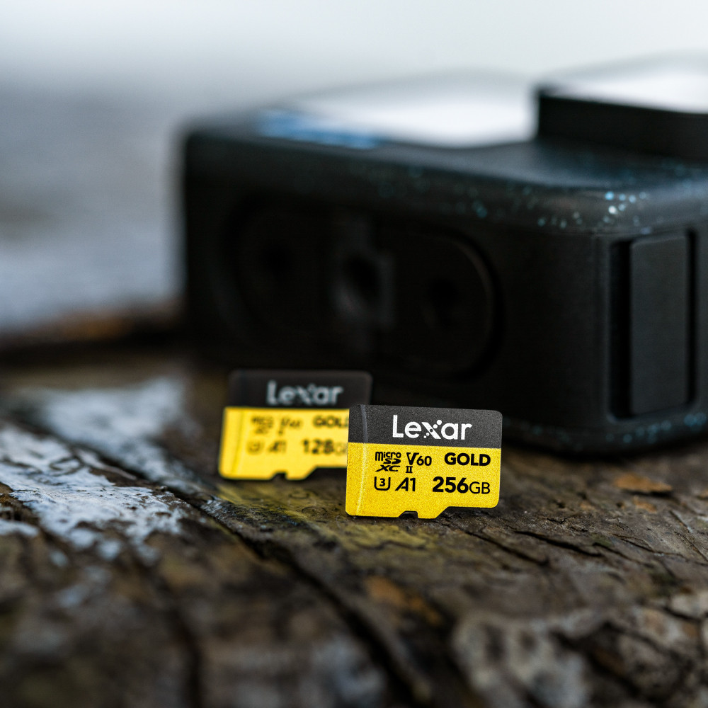 การ์ดหน่วยความจำ ไมโครเอสดีการ์ด LEXAR GOLD MICROSD CARD  256GB UHS-II U3 V60 FULL-HD 3D 4K RW280/100MB/S (LMSGOLD256G)_7