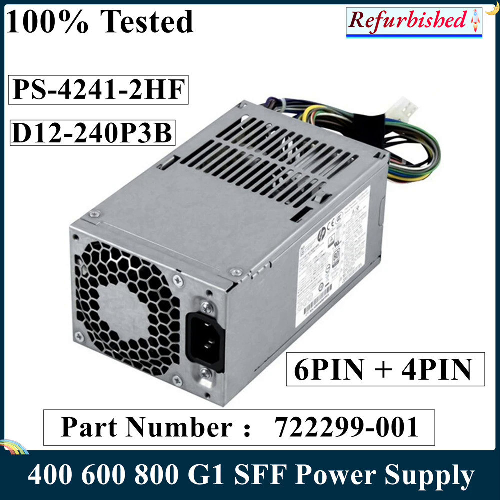 LSC 722299-001 722536-001สำหรับ HP 400 600 800 G1 SFF 240วัตต์แหล่งจ่ายไฟ PS-4241-2HF D12-240P3B PCC