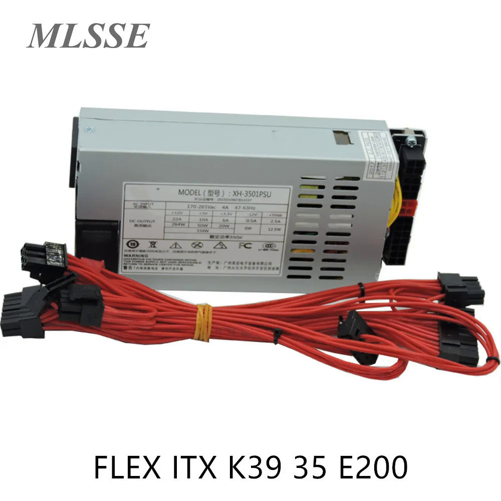 ใหม่เดิม PSU สำหรับ Xinhang F LEX ITX K39 35 E200 1U ขนาดเล็กจัดอันดับ350วัตต์สูงสุด400วัตต์แหล่งจ่า