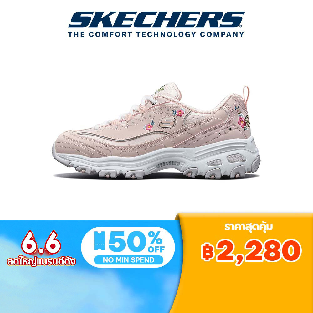 Skechers สเก็ตเชอร์ส รองเท้า ผู้หญิง Sport D'Lites 1.0 Shoes - 11977-LTPK