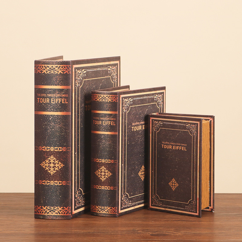 Retro Prop Books Emulational Book Fake Book Storage Box Office Small Ornaments Study Bookshelf Bookc
