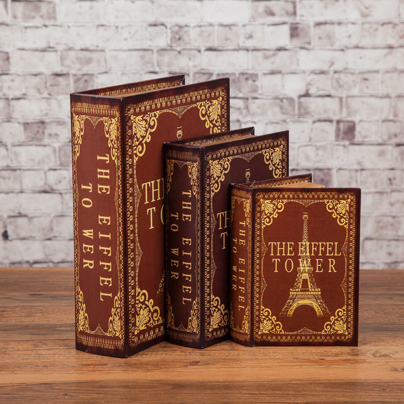 European-Style Retro Emulational Book Fake Book Decoration Book Box Creative Living Room Bar Room De