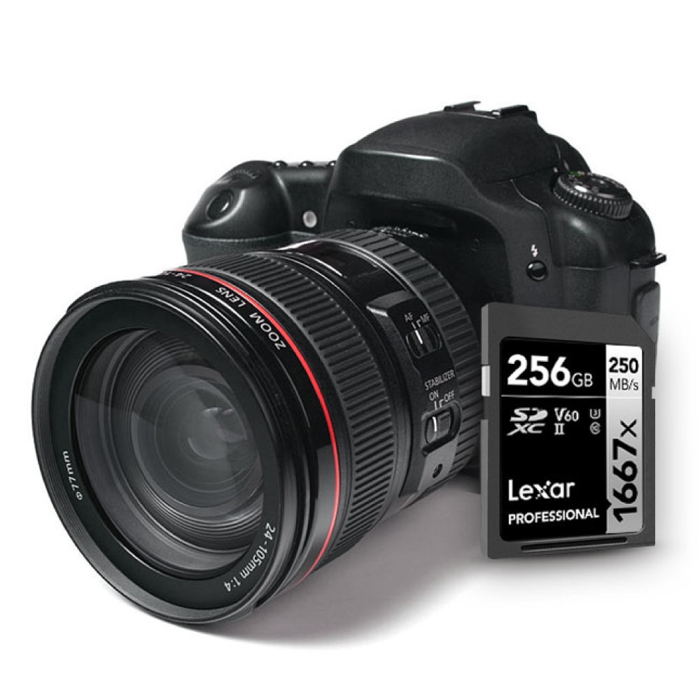 การ์ดหน่วยความจำ เอสดีการ์ด LEXAR SD1667X 256GB UHS-II U3 V60 SD CARD FULL-HD 3D 4K RW250/120MB/S (LSD256CB1667)_7