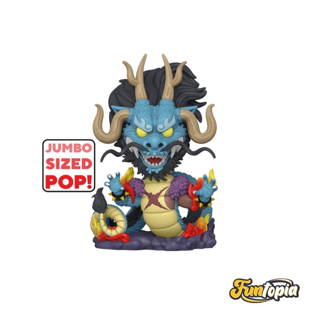 Funko POP! (66422) - Kaido Dragon From ver. (1623) (Exclusive) POP! Jumbo 10": One Piece