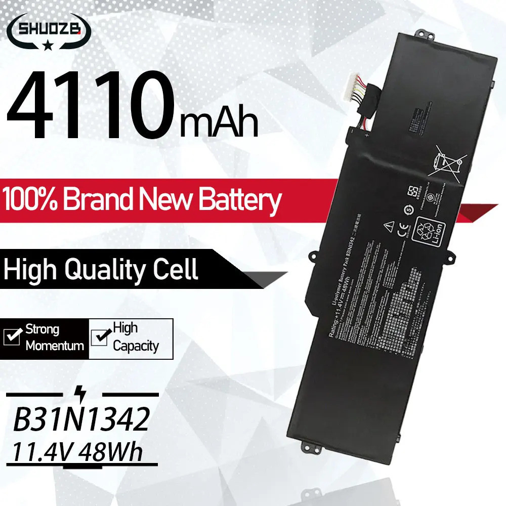 New B31N1342 3ICP7/60/82 Laptop Battery For ASUS Chromebook C200 C200M C200MA C200MA-DS01 C200MA-KX0