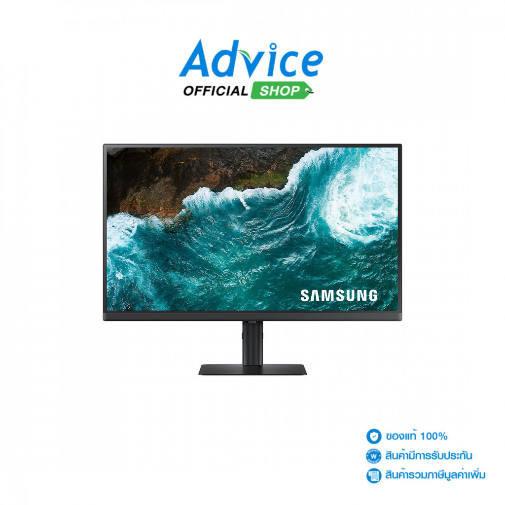 SAMSUNG MONITOR (จอคอม) 27''  S8 LS27D804UAEXXT (IPS, HDMI, DP, USB-C, LAN) FREESYNC 4K 60H - A01602