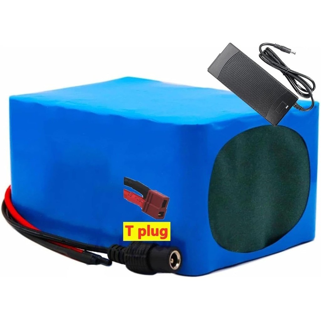 60V 20Ah 16S2P Lithium Battery Pack, with Charger Built-in BMS, Ideal for Electric Bicycle Scooter L