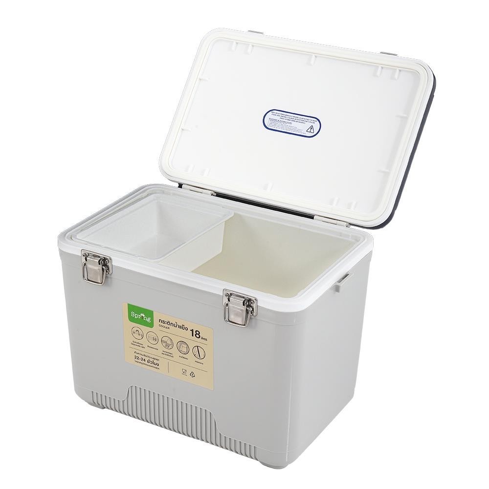SPRING กระติกน้ำแข็ง 18 ลิตร สีเทา/น้ำเงิน จัดส่งโดย HomePro - รูปที่ 2