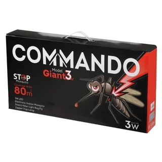 COMMANDO เครื่องดักยุง/แมลงไฟฟ้า CO MMANDO GIANT 3 วัตต์ จัดส่งโดย HomePro
