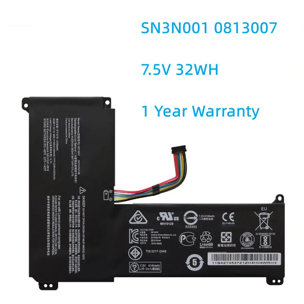 Lenovo ideapad laptop battery, 0813006, 7.5 v, 32oh, 120S, 120S-14IAP, S130-14IGM, 5B10P23779, 2ICP4