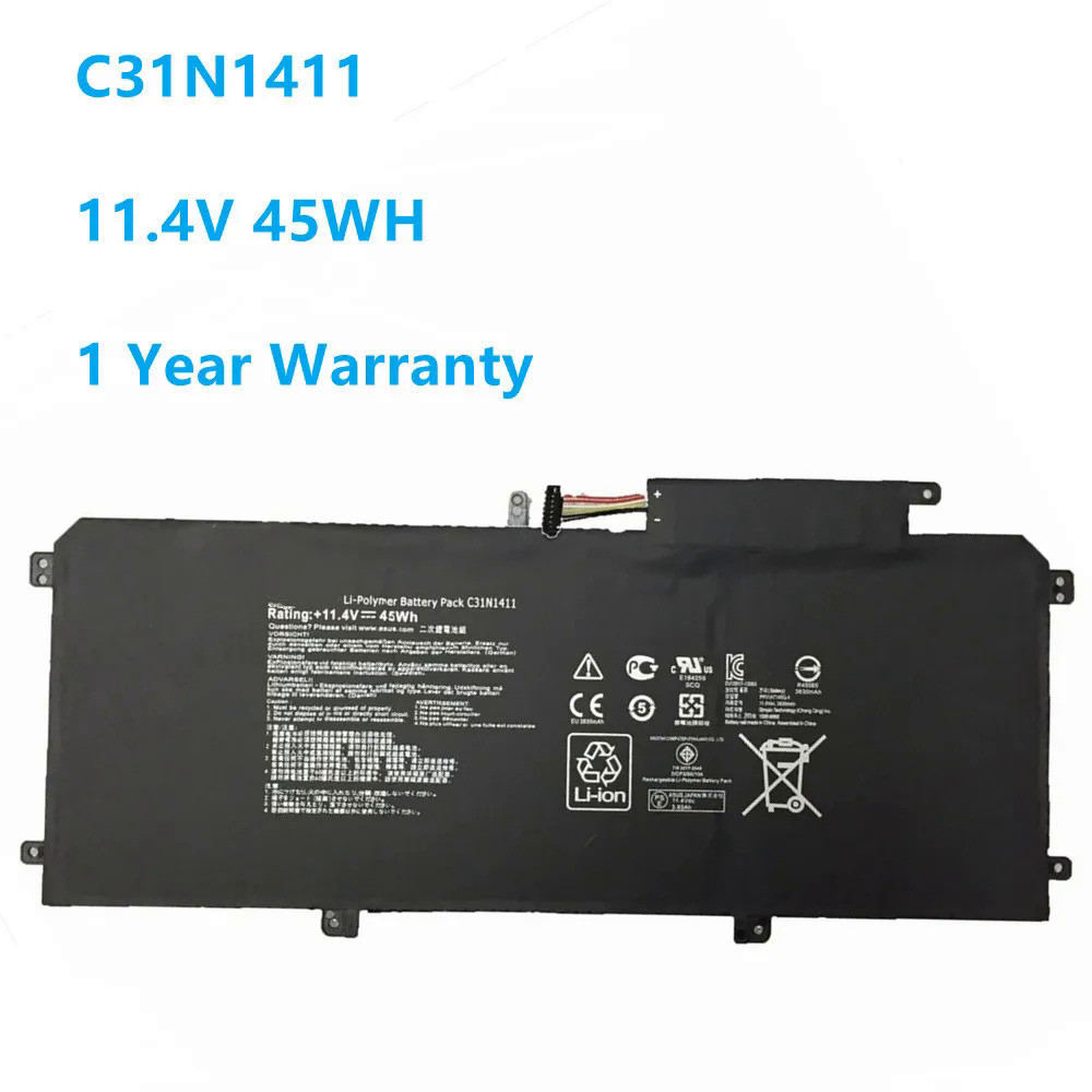 C31N1411 laptop battery for asus devices, U305 type, U305F, U305FA, U305CA, UX305, UX305CA, UX305F, 