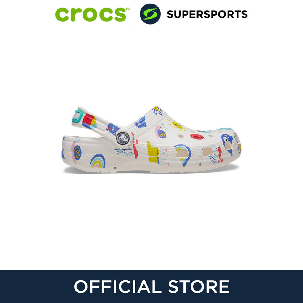 CROCS Classic Doodle Print Clog รองเท้าลำลองเด็ก