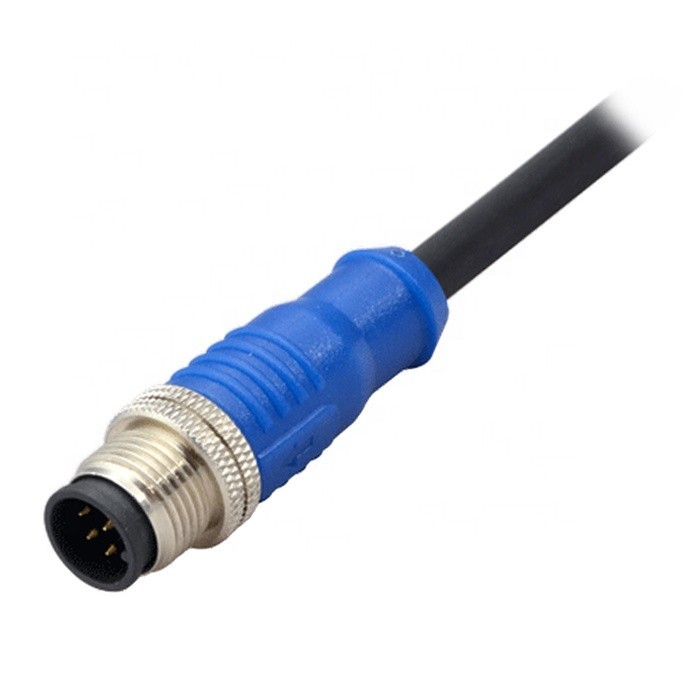 M12 sensor cable connector with wire connector cable 4pin 5pin