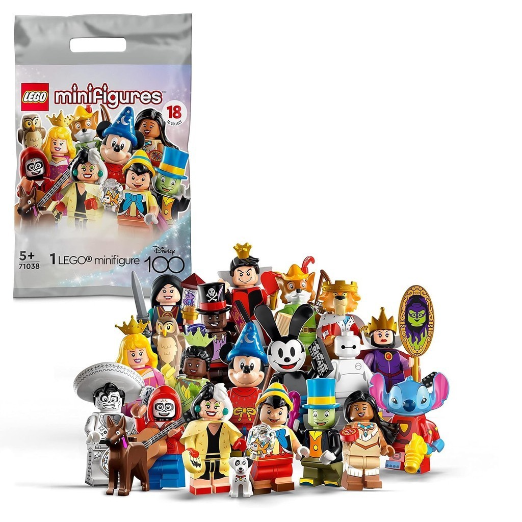 พร้อมส่ง ครบชุด LEGO 71038 Minifigures Disney 100 Years (Polybag) {มือ1 ของแท้ 100%}