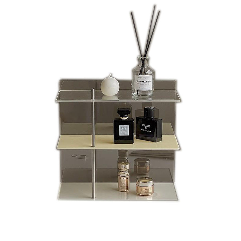Table top Multi-layer Acrylic Perfume Cup Cosmetics Storage Shelf Cube Storage Organizer Shelves 14 