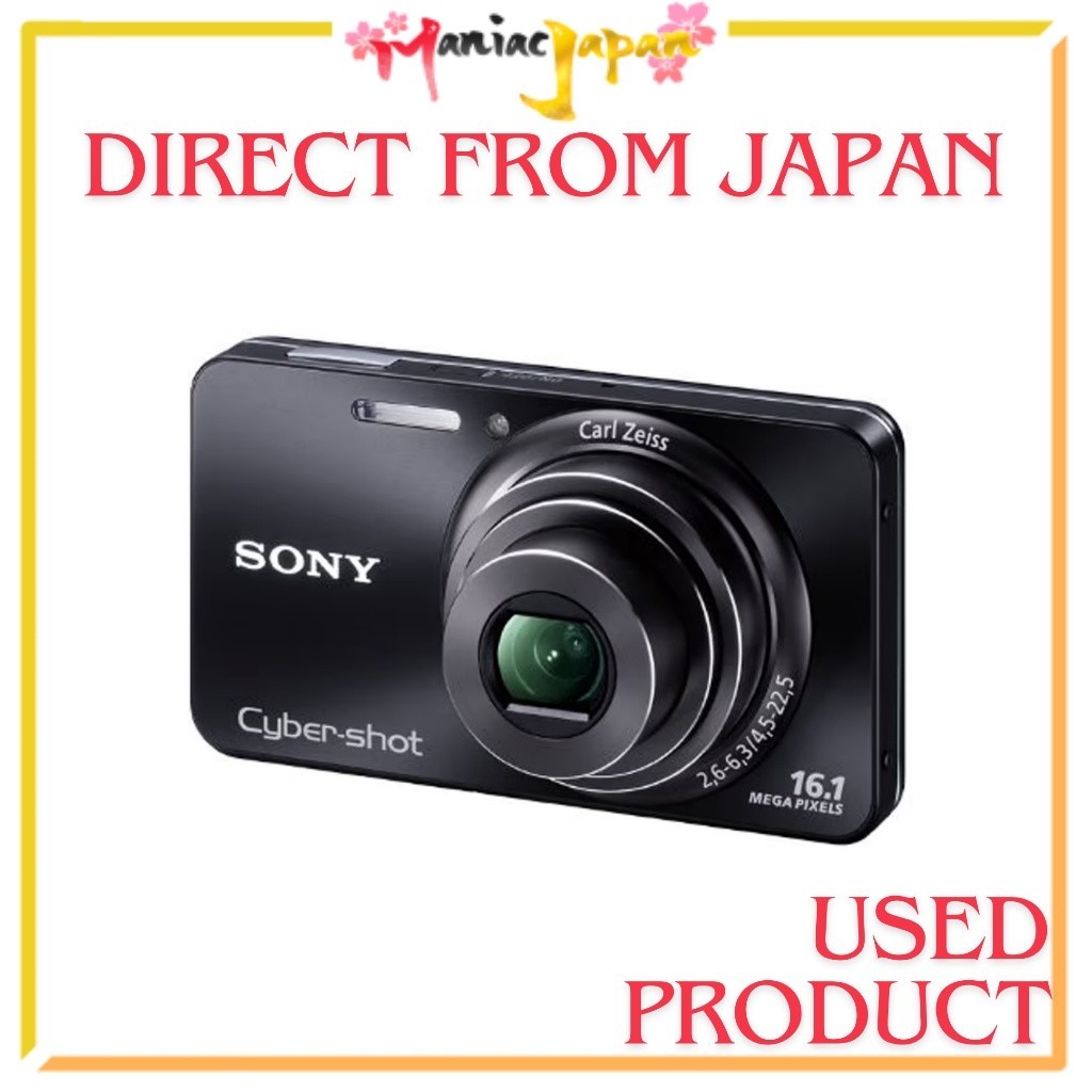 [ กล้องมือสองจากญี่ปุ่น ] Sony Sony กล้องดิจิตอล Cybershot W570 16.1 ล้านพิกเซล CCD Optical x5 สีดำ 