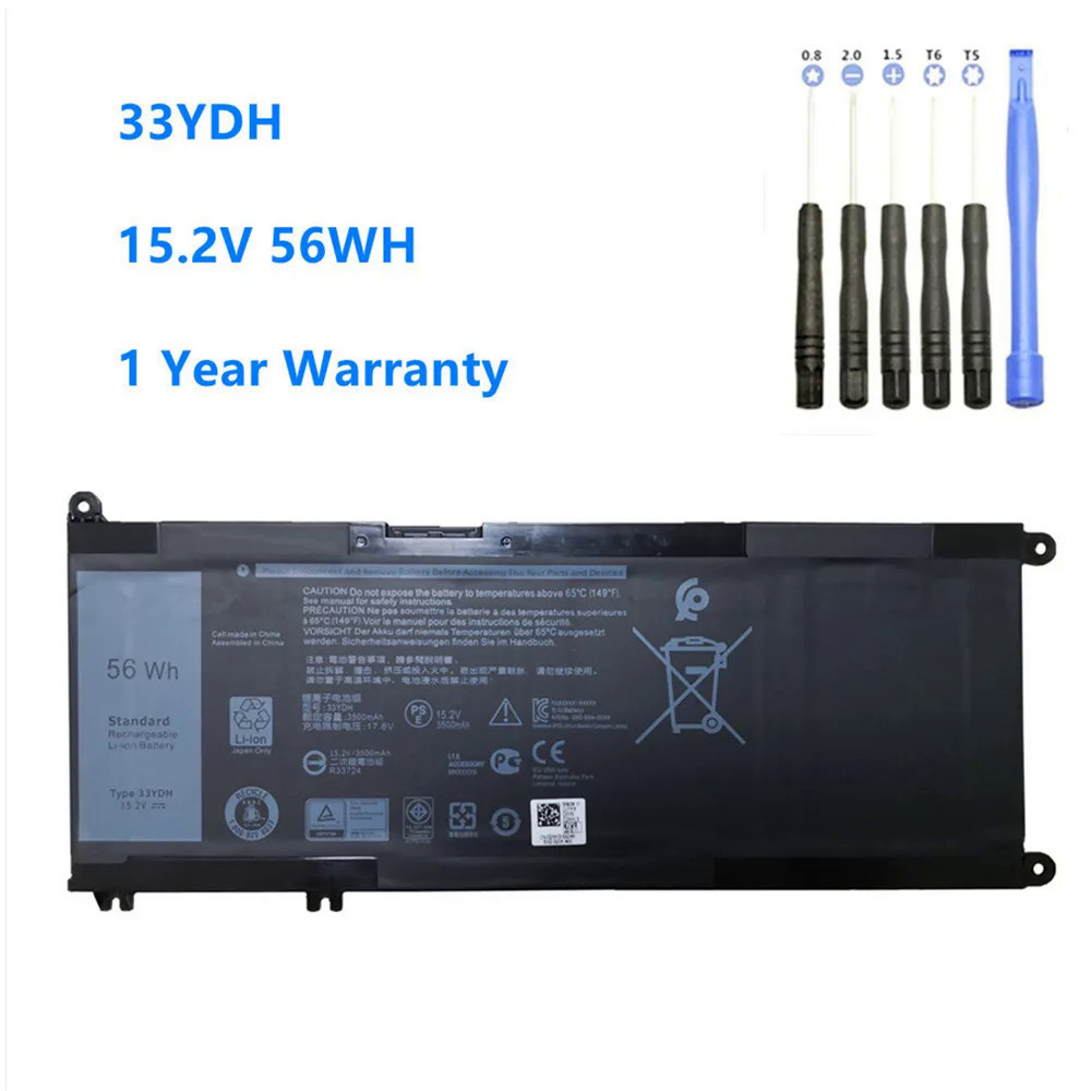 33ydd laptop battery 99NF2 pht1 81PF3 081PF3 P30E P30E001 for dell inspiron latitude voastro 13 14 1