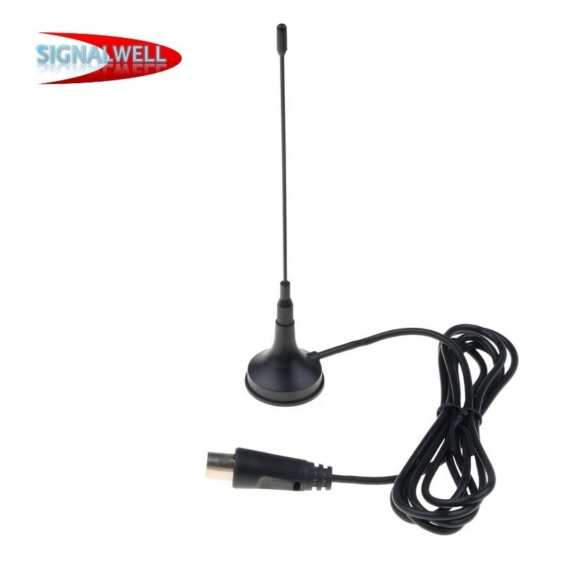 New Freeview HDTV Digital Indoor Signal Receiver 5dBi DVB-T Mini TV Antenna Aerial Booster TelevisIo