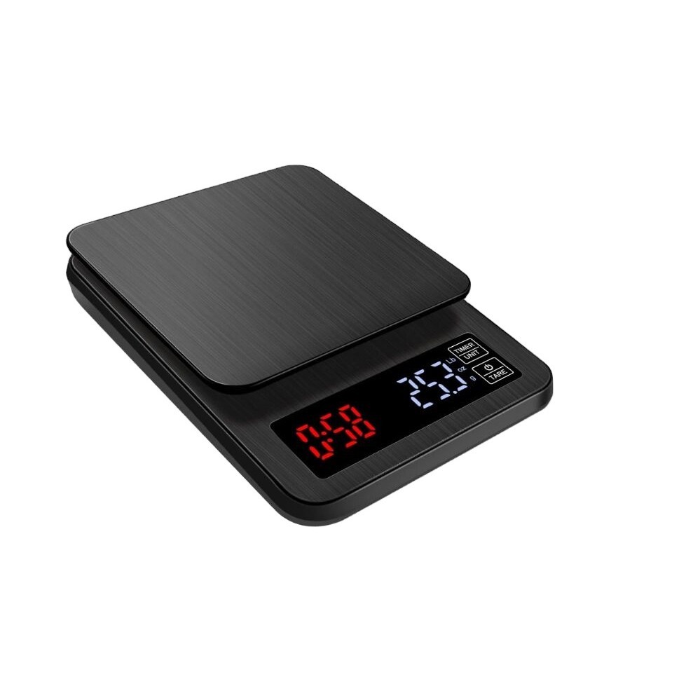 5kg 0.1g Drip Coffee Scale Portable Electronic Digital Kitchen Scale High Quality LCD Electronic Sca
