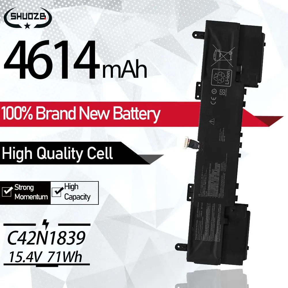 New C42N1839 0B200-0347000 Battery For Asus ZenBook 15 UX534FA UX534FAC UX534FTC UX533FTC UX533FD UX