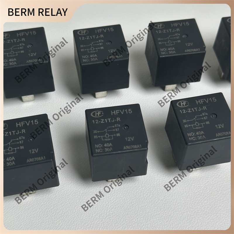BERM HFV15 12-Z1TJ-R HF relay 5 ขา 12V 40A 30A รีเลย์ สินค้าของแท้