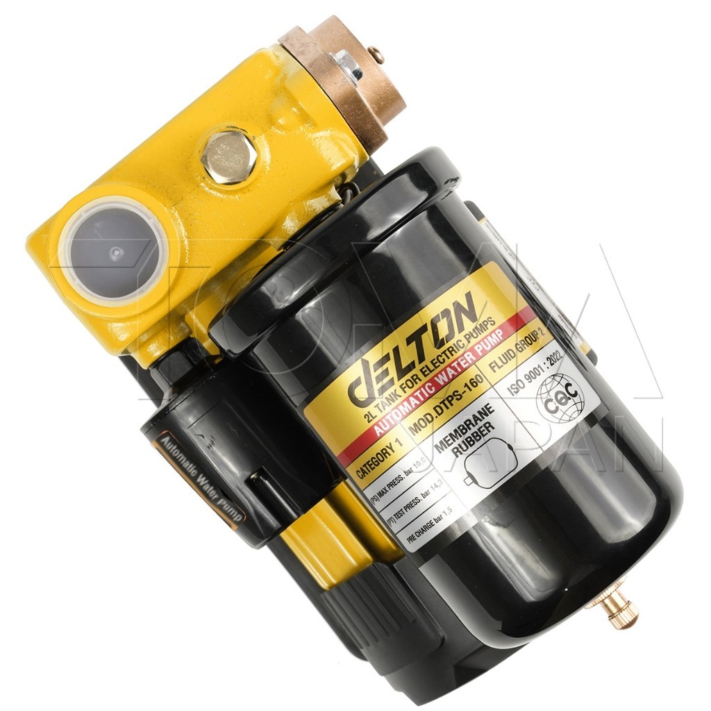 DELTON ปั๊มน้ำออโต้ 750W PS Series รุ่น DTPS-160 แถมฟรี! ฟุตวาล์ว กะโหลกดูดน้ำ ข้อต่อท่องอ-ท่อตรง ครบชุด - รูปที่ 4