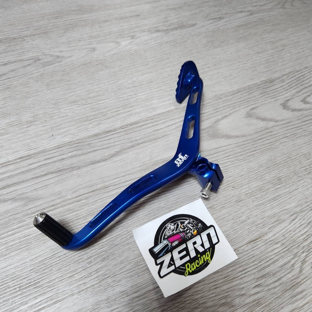 ขาเกียร์ เจาะสล็อต งานฟอร์จ ZERN46 สีน้ำเงิน งานCNC WAVE110i 2014-2018 / WAVE125R / WAVE125S / WAVE125ไฟเลี้ยวบังลม / WA