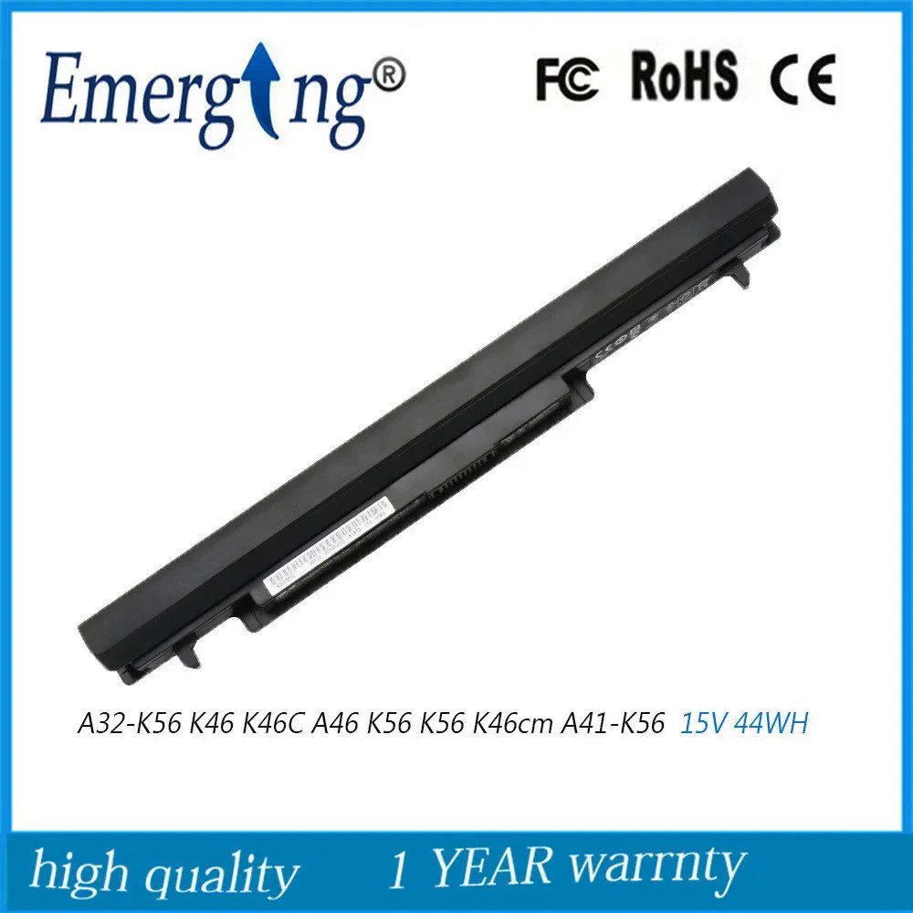 11.4V แบตเตอรี่แล็ปท็อปใหม่สำหรับ ASUS E46C A31-K56 K56 K56V K56CA K46 A32-K56 A41-K56