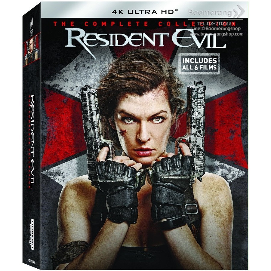 Resident Evil 4K Collection  ผีชีวะ คอลเลคชั่น (4K 6-Disc)
