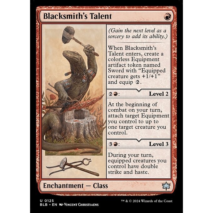 [Bloomburrow] - [BLB] - (U) - [Blacksmith's Talent] - [2024]