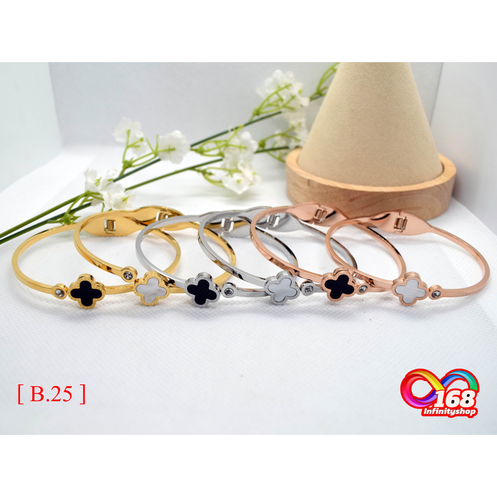 กำไลข้อมือ #สแตนเลส #ร้านไทย [ B.25 ]#168_Infinityshop