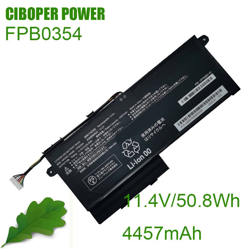CP Original แบตเตอรี่แล็ปท็อป FPB0354 11.4V/4457MAh 50.8Wh สำหรับ CP794551-01 FPCBP579 Notebook