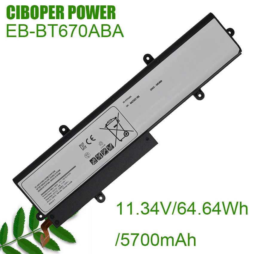 CP แบตเตอรี่แล็ปท็อปของแท้ EB-BT670ABA AA1G907KS AA2J929BS 11.34V/5700MAh/64.64Wh สำหรับ Galaxy View
