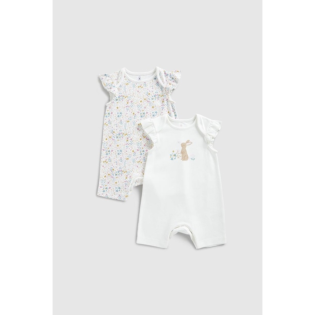 ชุดรอมเปอร์เด็ก Mothercare Wild Flower Rompers - 2 Pack GF124