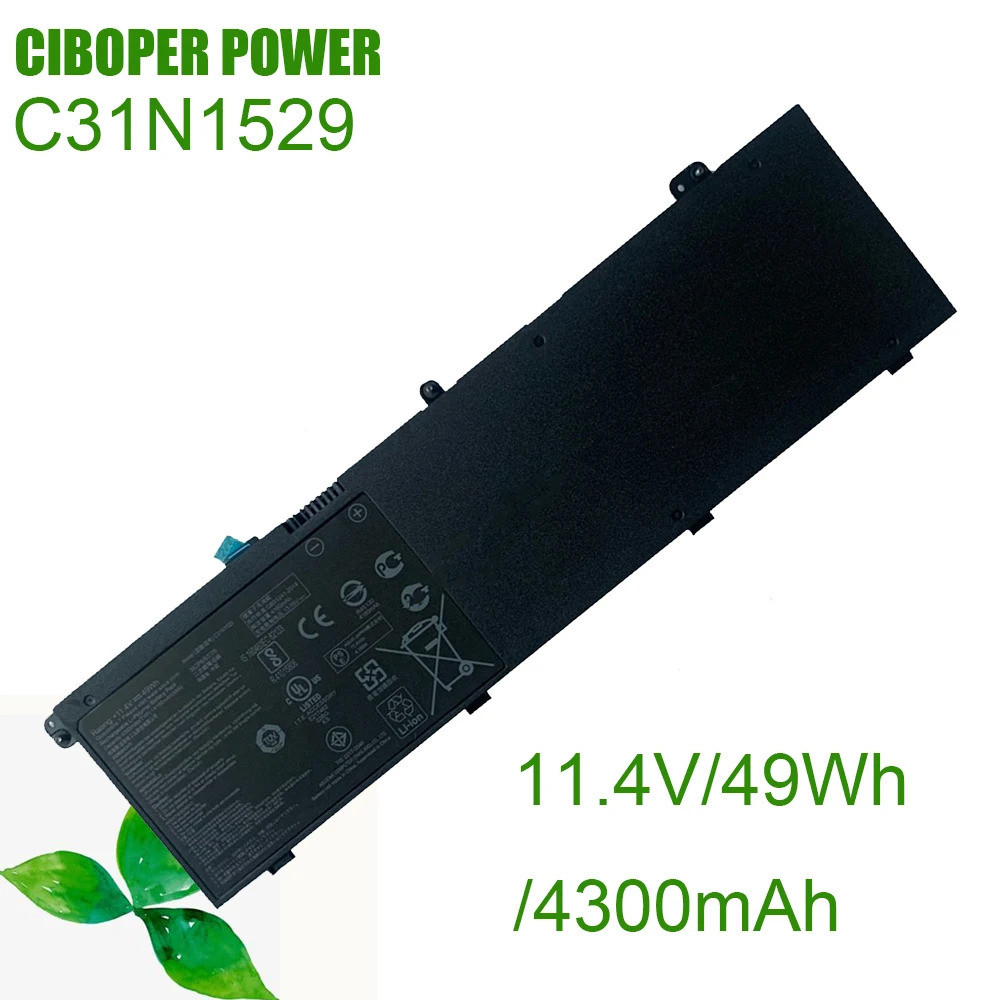 CP Original แบตเตอรี่แล็ปท็อป C31N1529 11.4V/49Wh/4300MAh สำหรับแท็บเล็ต C31P0C1 C31POC1 B8230 B8230