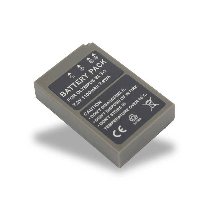 BLS-5 เข้ากันได้กับ Olympus PS-BLS5 BLS5 BLS-5 แบตเตอรี่กล้องดิจิตอล