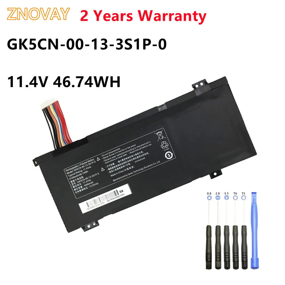 ZNOVAY แบตเตอรี่ GK5CN-00-13-3S1P-0สำหรับ MECHREVO X8Ti Z2 MACHENIKE T90 Plus T90-T3p F117-B6สำหรับ 