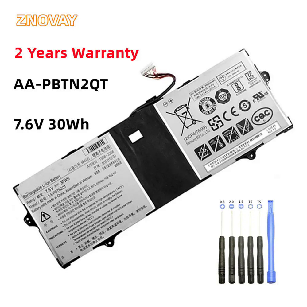 ZNOVAY AA-PBTN2QT 7.6V แบตเตอรี่แล็ปท็อป30Wh สำหรับ Samsung Notebook9 NP900X3N 900X5N K04 K06 K09