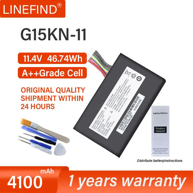 ใหม่ G15KN-11-16-3S1P-0แบตเตอรี่แล็ปท็อปสำหรับ Hasee Z7-KP7GT Z7M-i7 R0 F117-F2K 72 Z7M-SL7 D2 T50T1