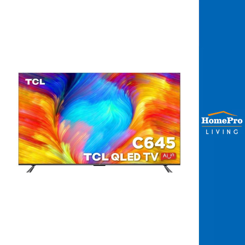 TCL คิวแอลอีดี ทีวี 85 นิ้ว (4K, Google TV) 85C645